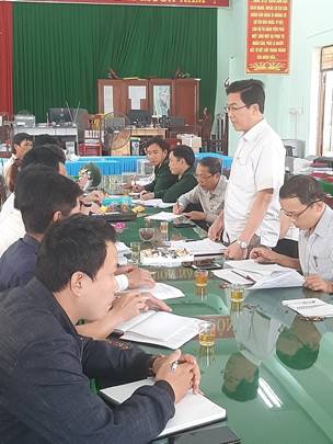 Kiểm tra công tác tuyển quân tại xã Nghĩa Thuận và Nghĩa Thắng