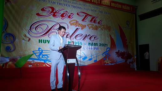 Huyện Tư Nghĩa: chung kết Hội thi giọng hát hay Bolero năm 2021