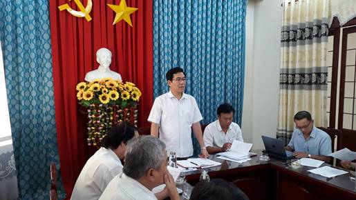 Chủ tịch UBND huyện Nguyễn Đăng Vinh yêu cầu xã Nghĩa Kỳ cần phải xử lý kịp thời các đơn thư khiếu nại, tố cáo của công dân