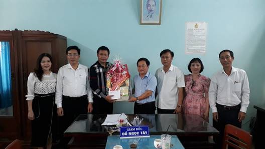 Lãnh đạo huyện Tư Nghĩa thăm chúc mừng 96 năm ngày Báo chí Cách mạng Việt Nam 21/6/2021