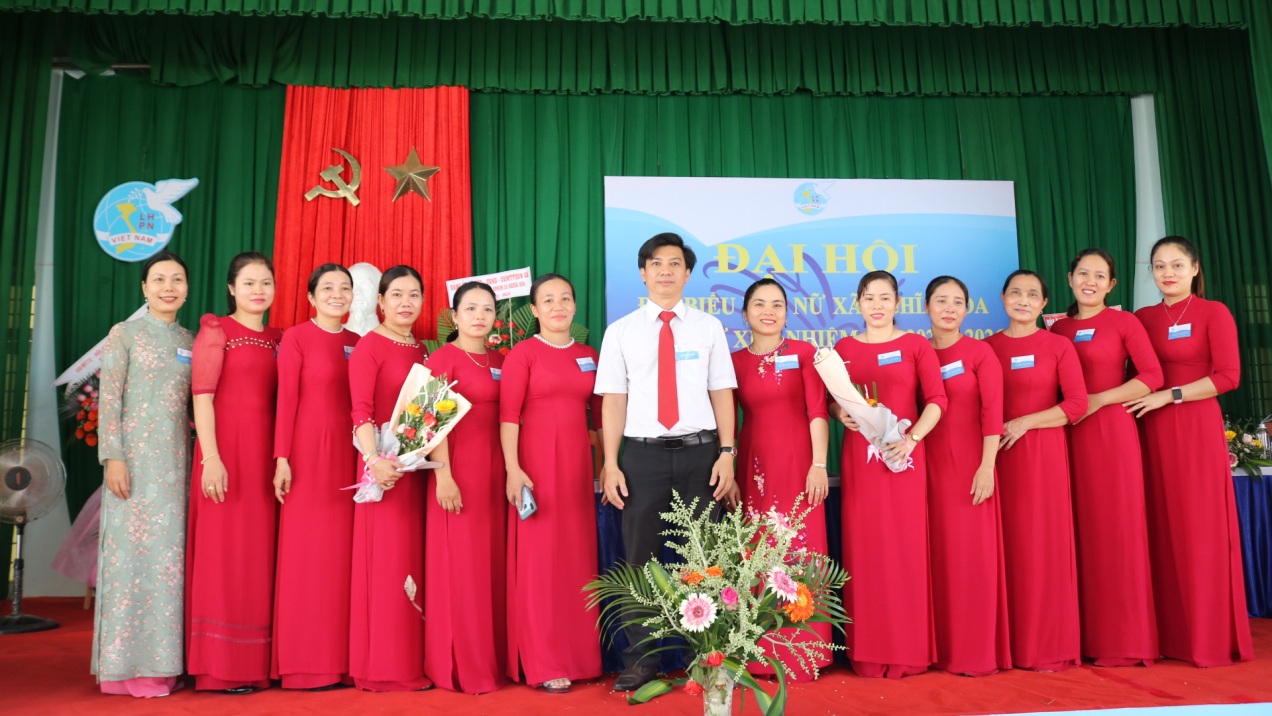 Hội LHPN xã Nghĩa Hòa tổ chức Đại hội đại biểu phụ nữ lần thứ XIII, nhiệm kỳ 2021- 2026