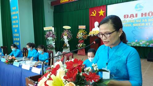 Đại hội đại biểu Hội liên hiệp phụ nữ xã Nghĩa Lâm lần thứ XVIII, nhiệm kỳ 2021 – 2026