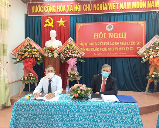 Hội nghị tổng kết công tác Hội Người cao tuổi huyện Tư Nghĩa, nhiệm kỳ 2016-2021