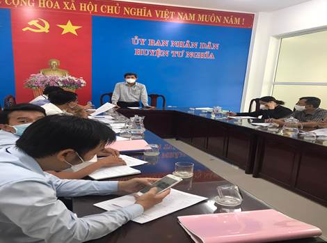UBND huyện tổ chức nghiệm thu công trình: Đầu tư khẩn cấp kè chống sạt lở sông Phủ, huyện Tư Nghĩa