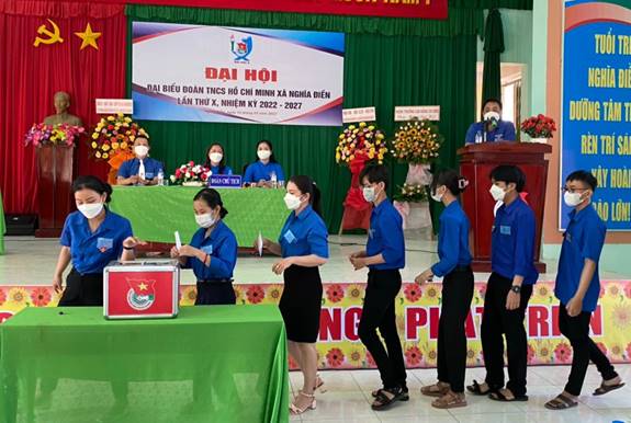 Đại hội Đại biểu Đoàn thanh niên Cộng sản Hồ Chí Minh xã Nghĩa Điền lần thứ X nhiệm kỳ 2022- 2027