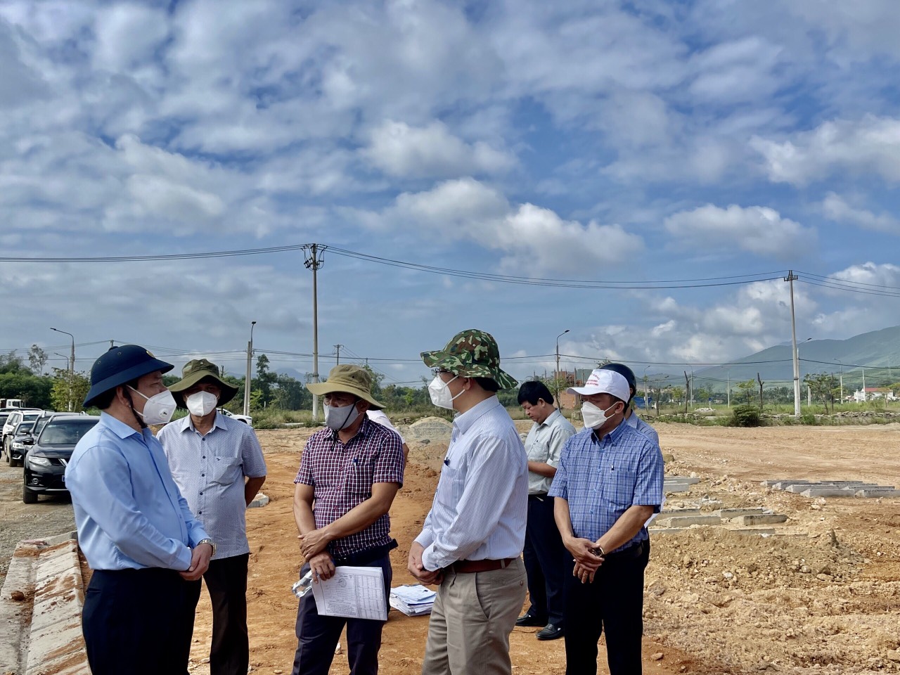 Chủ tịch UBND tỉnh Đặng Văn Minh kiểm tra tiến độ thực hiện các khu tái định cư phục vụ giải phóng mặt bằng Khu liên hợp xử lý chất thải rắn Nghĩa Kỳ