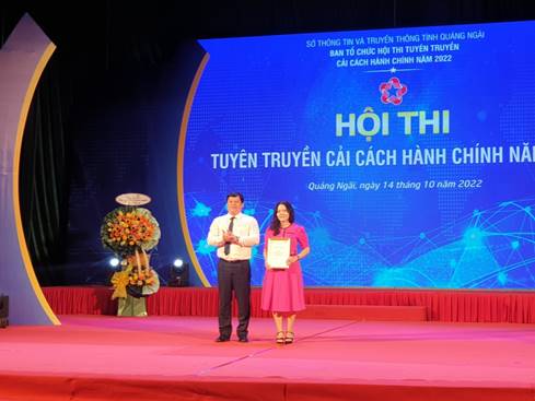 Huyện Tư Nghĩa xuất sắc đạt giải nhất Hội thi tuyên truyền cải cách hành chính tỉnh Quảng Ngãi năm 2022