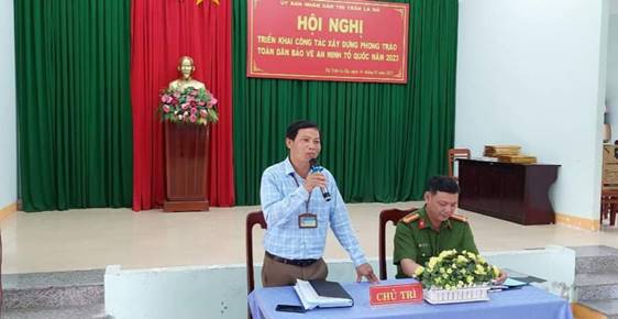 Thị trấn La Hà tổ chức hội nghị triển khai công tác xây dựng phong trào Toàn dân bảo vệ an ninh Tổ Quốc 2023