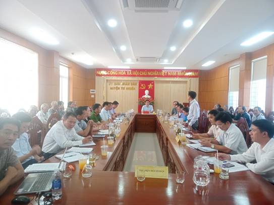 Chủ tịch UBND huyện Tư Nghĩa tiếp công dân định kỳ tháng 7/2023