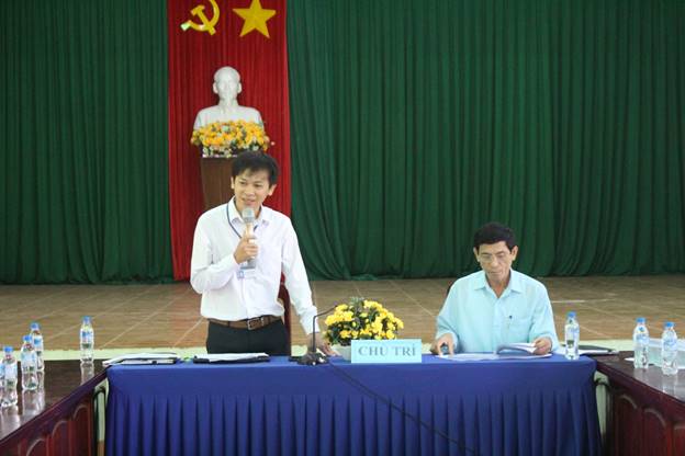 Văn phòng Điều phối Nông thôn mới tỉnh làm việc với UBND xã Nghĩa Lâm