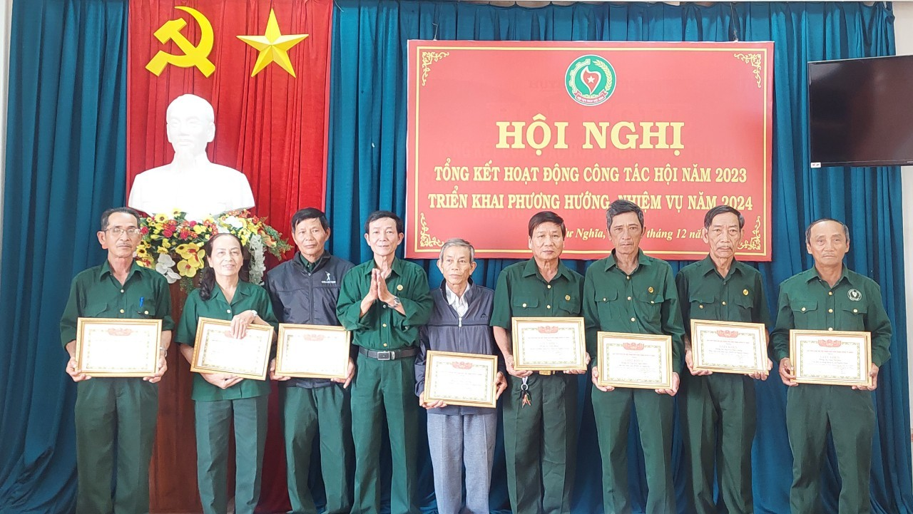 Hội Cựu Thanh niên xung phong huyện Tư Nghĩa triển khai nhiệm vụ năm 2024