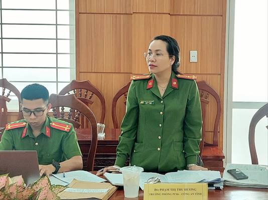 Tổ công tác Đề án 06 tỉnh Quảng Ngãi làm việc về các nhiệm vụ của Đề án 06 huyện Tư Nghĩa năm 2023