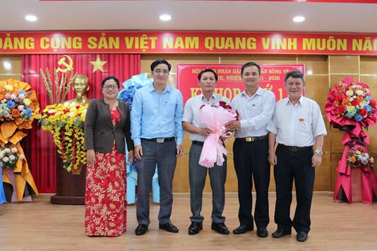 Đồng chí Lương Văn Linh được bầu giữ chức Chủ tịch UBND thị trấn Sông Vệ, nhiệm kỳ 2021- 2026