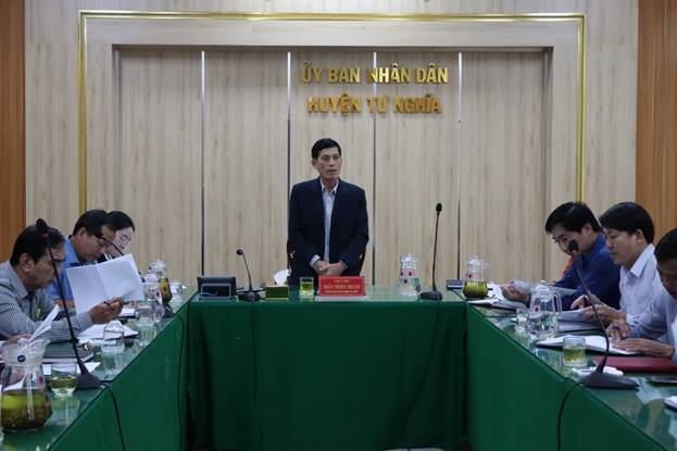 Huyện Tư Nghĩa trực báo sản xuất vụ Đông xuân 2023- 2024