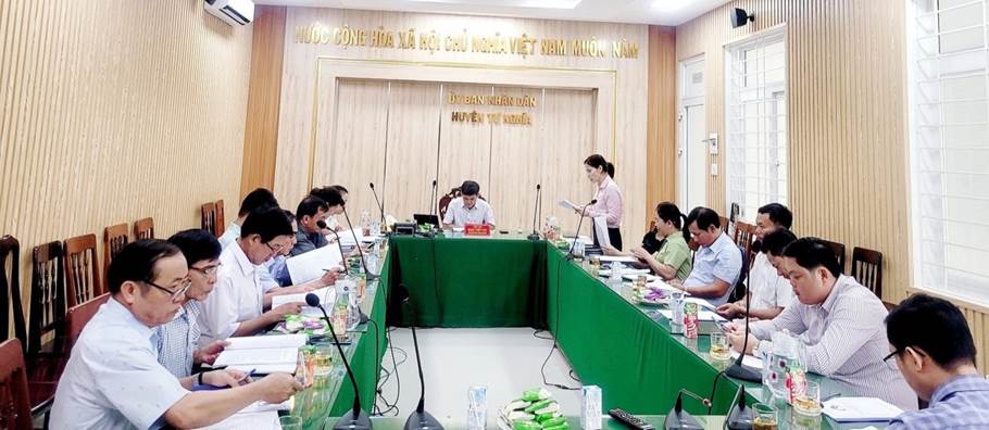 Ban Đại diện Hội đồng quản trị (HĐQT) NHCSXH huyện tổ chức phiên họp quý I năm 2024