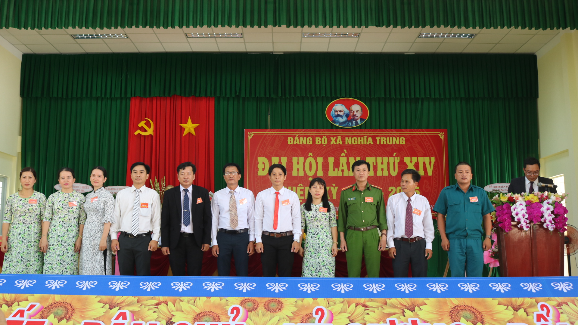 Đảng bộ xã Nghĩa Trung tổ chức thành công Đại hội lần thứ XIV, nhiệm kỳ 2020 - 2025