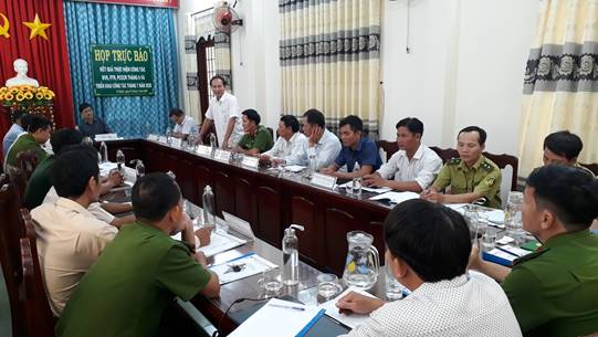 UBND huyện Tư Nghĩa hội nghị trực báo triển khai công tác bảo vệ và phòng cháy chữa cháy rừng tháng 07-2020