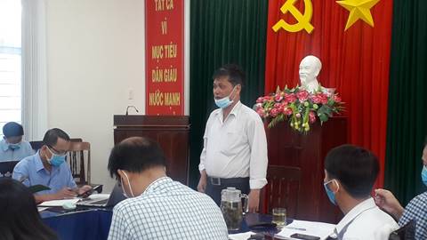 UBND huyện Tư Nghĩa họp khẩn triển khai phòng, chống dịch bệnh Covid - 19 trên địa bàn huyện.