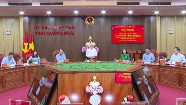 Triển khai Quyết định của Ban Bí thư Trung ương Đảng về kiểm tra đối với Ban Thường vụ Tỉnh ủy Quảng Ngãi