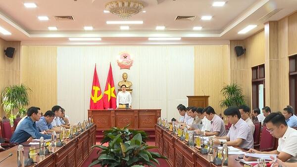Họp nghe báo cáo kết quả thực hiện công tác bồi thường, GPMB dự án cao tốc Bắc Nam đoạn Quảng Ngãi- Hoài Nhơn
