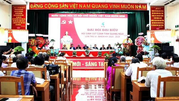 Đại hội đại biểu Hội Sinh vật cảnh tỉnh Quảng Ngãi lần thứ V