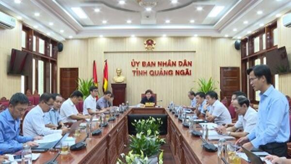 UBND tỉnh họp tháo gỡ vướng mắc một số dự án tại Khu kinh tế Dung Quất