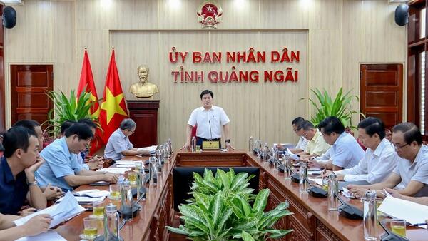 Họp nghe báo cáo tiến độ thực hiện dự án Nhà máy xử lý rác kết hợp phát điện tại Khu đô thị, công nghiệp, dịch vụ Tịnh Phong