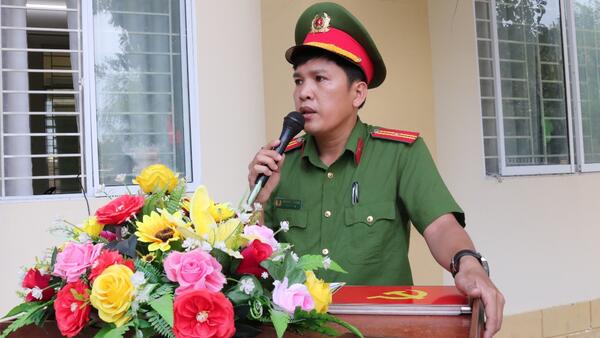 Công an xã Tư Nghĩa ra quân đợt cao điểm tấn công, trấn áp tội phạm, bảo đảm an ninh, trật tự, an toàn Đại hội Đảng các cấp