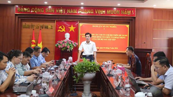 Tư Nghĩa - lắng nghe từ cơ sở, củng cố tổ chức Chi bộ sau sắp xếp thôn