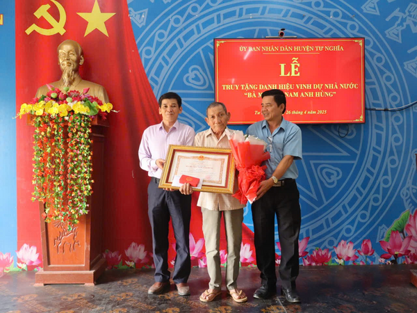 Truy tặng danh hiệu vinh dự Nhà nước “ Bà Mẹ Việt Nam Anh hùng”  tại xã Nghĩa Hiệp