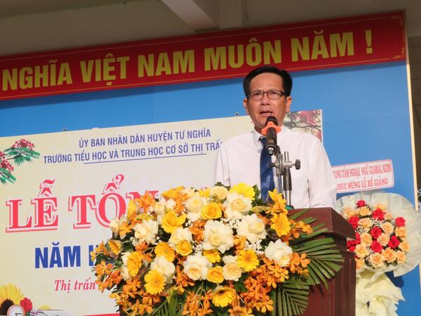 Lãnh đạo huyện Tư Nghĩa dự  tổng kết năm học 2024 – 2025 một số trường trên địa bàn huyện